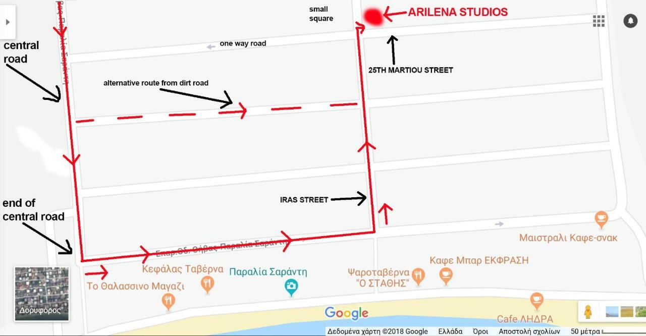 Arilena Studios Paralia  Екстер'єр фото